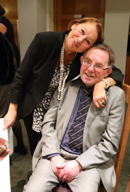 Old friends, Veronique Raust and Donald McGreggor Old friends, Veronique Raust and Donald McGreggor
